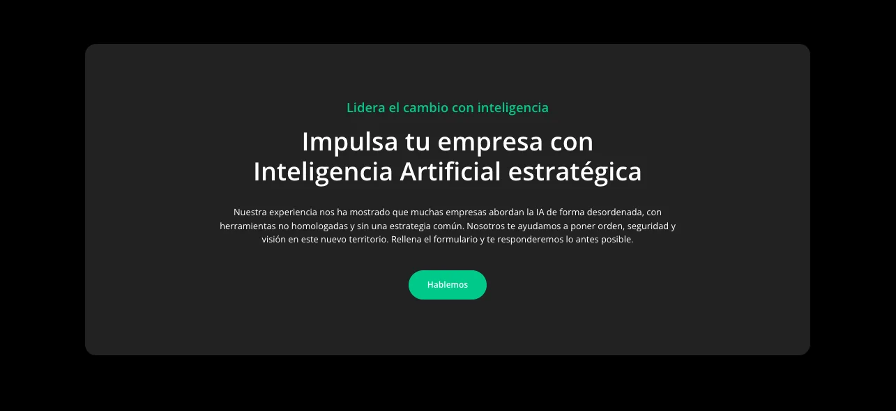 Llamada a la acción de la web de All My GPT