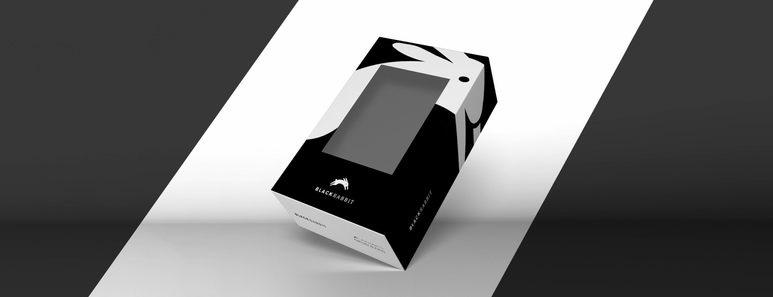 Portada del proyecto Black Rabbit "Packaging"