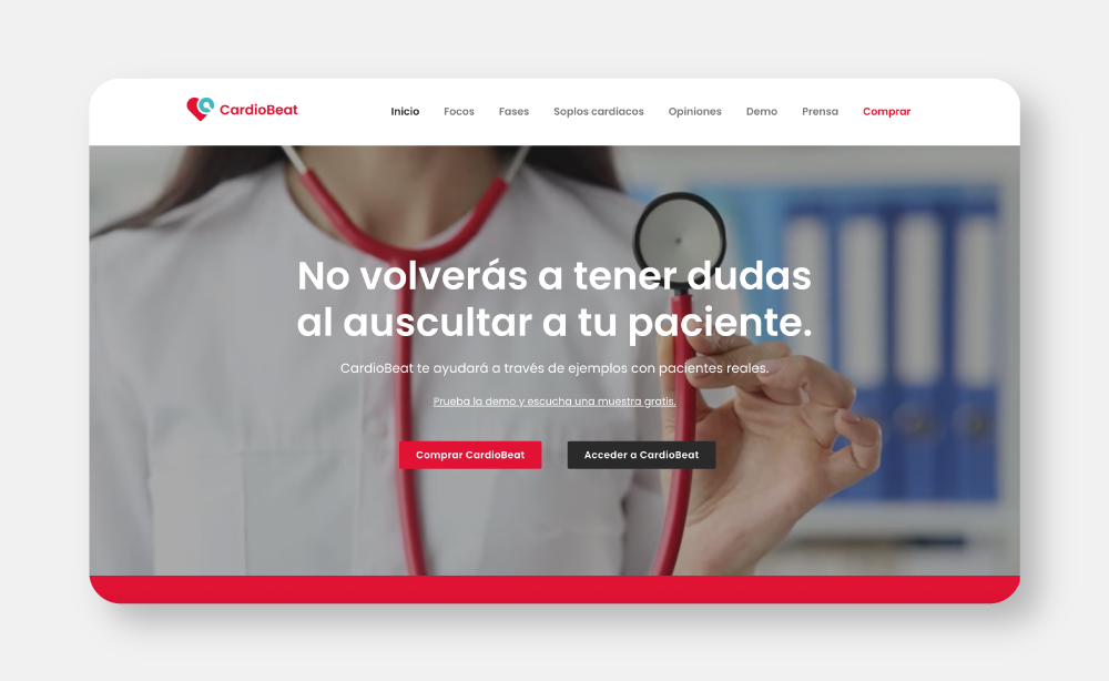 Portada del proyecto CardioBeat